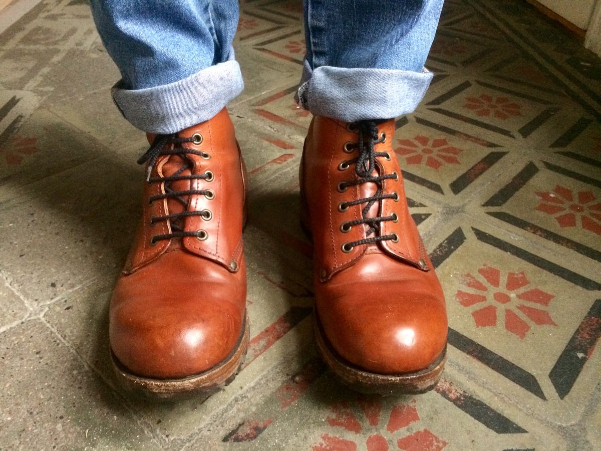 Photo by mr_spud on March 10, 2021 of the Dundas Footwear Type 01 in Badalassi Carlo Cognac Minerva.