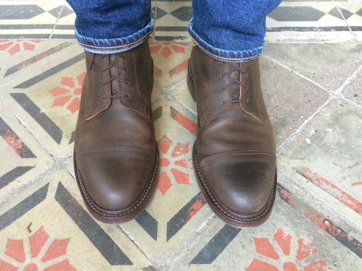 Photo by mr_spud on May 28, 2021 of the Crockett & Jones Coniston in Dark Brown Roughout Suede.