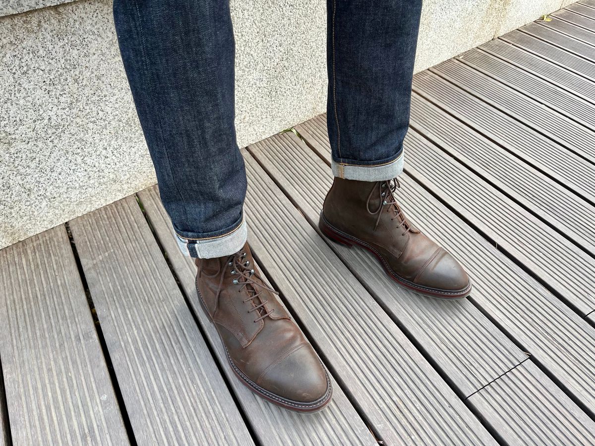 Photo by mr_spud on November 21, 2023 of the Crockett & Jones Coniston in Dark Brown Roughout Suede.