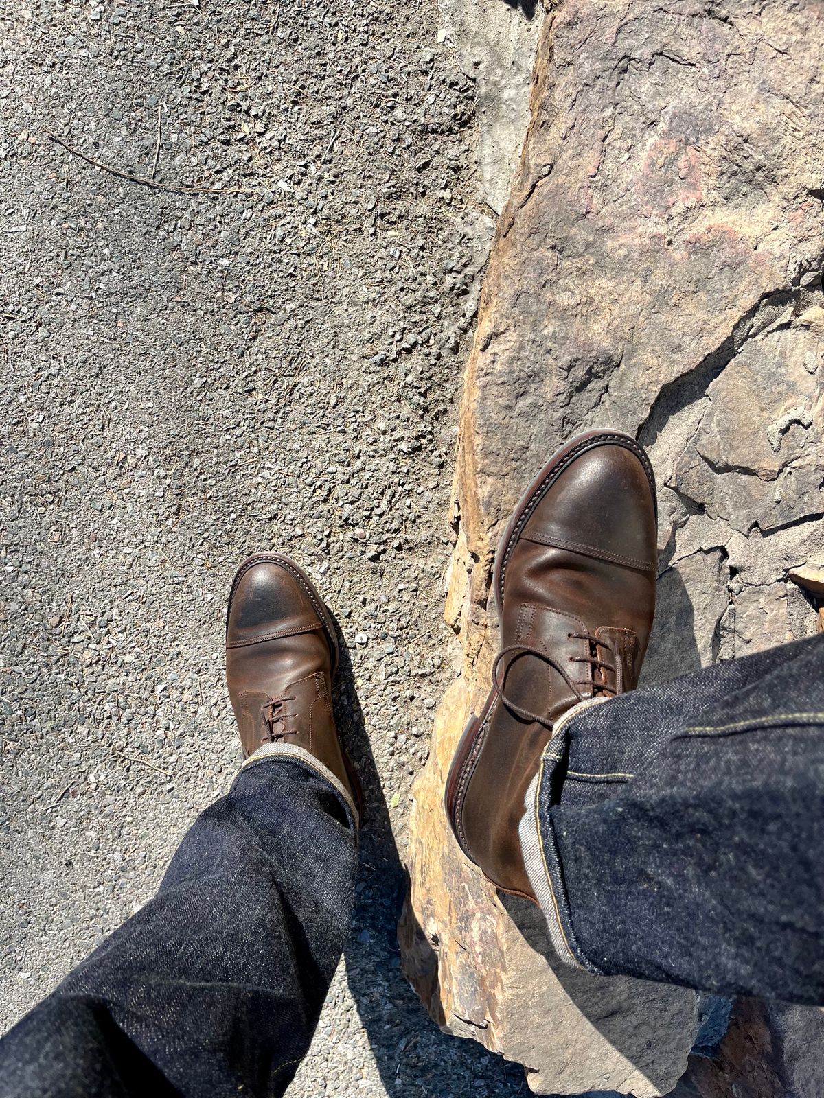 Photo by mr_spud on January 24, 2024 of the Crockett & Jones Coniston in Dark Brown Roughout Suede.