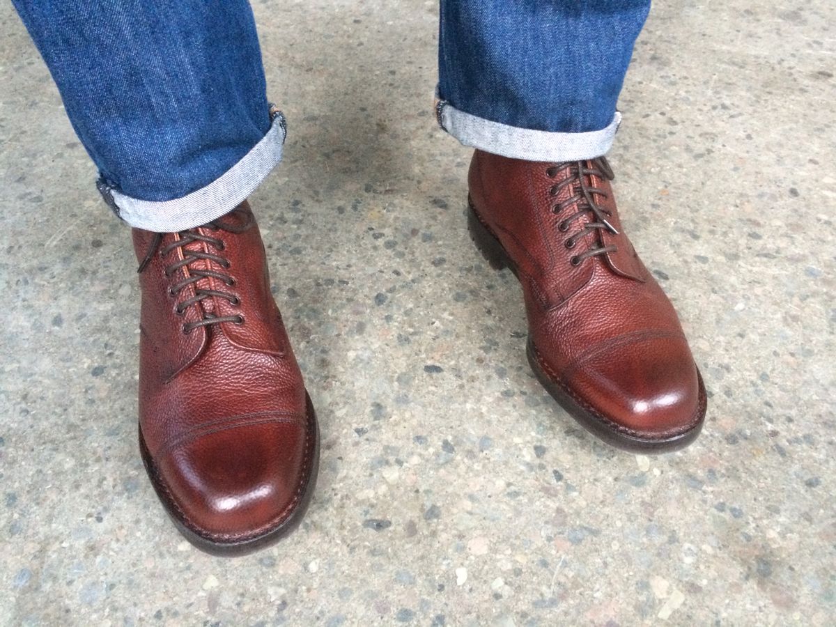 Photo by mr_spud on January 9, 2021 of the Cheaney Pennine 2 in D'Annonay Scotch Grain Calf.