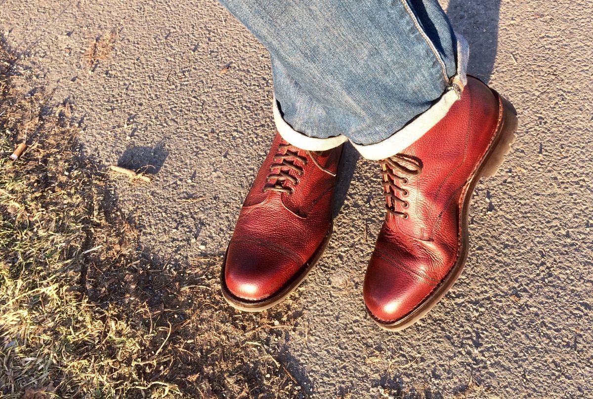 Photo by mr_spud on January 9, 2021 of the Cheaney Pennine 2 in D'Annonay Scotch Grain Calf.