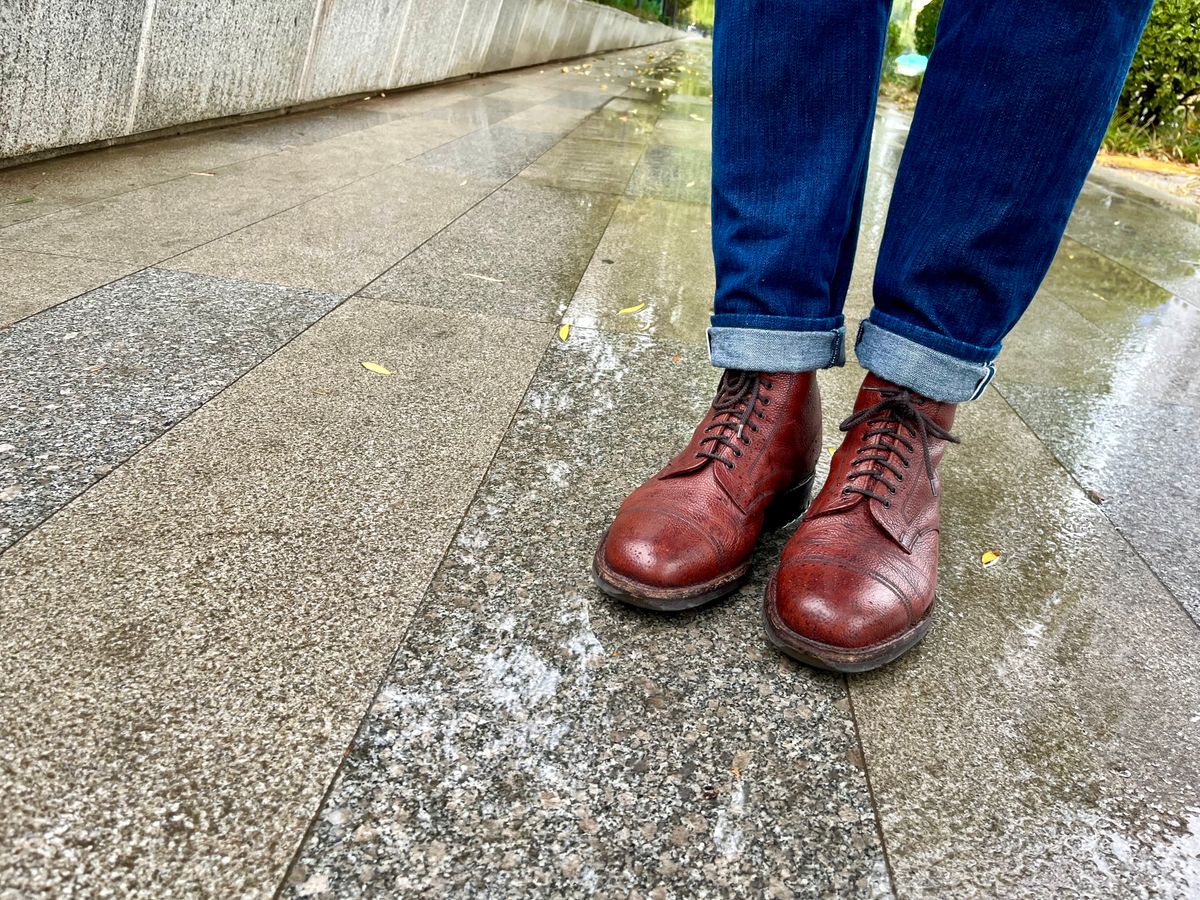 Photo by mr_spud on November 5, 2023 of the Cheaney Pennine 2 in D'Annonay Scotch Grain Calf.