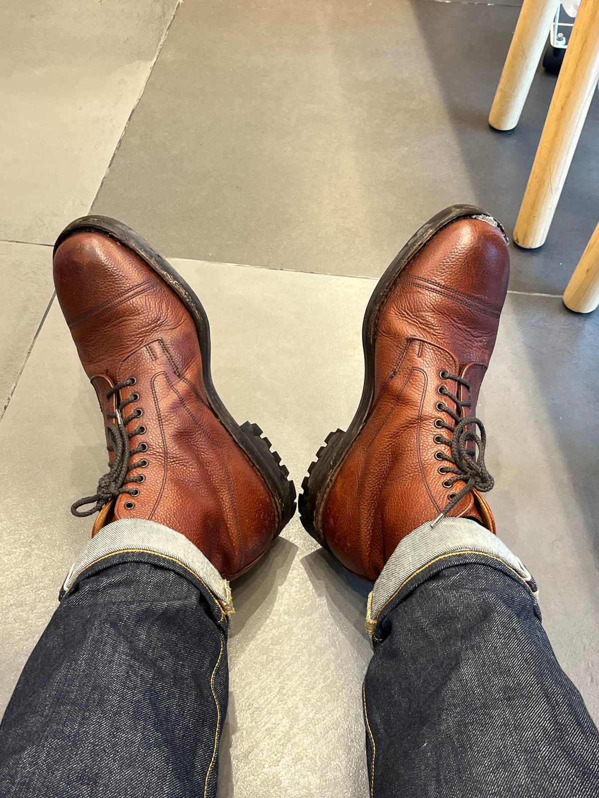 Photo by mr_spud on December 11, 2023 of the Cheaney Pennine 2 in D'Annonay Scotch Grain Calf.