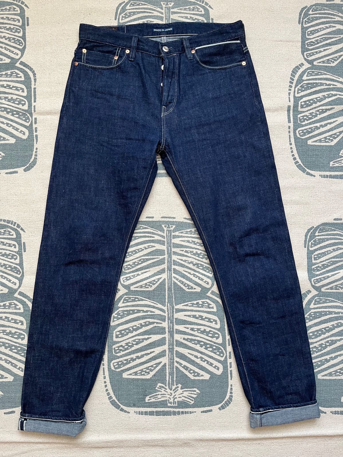 Photo by mr_spud on February 7, 2024 of the Benzak Denim Vintage Indigo 11 Oz Selvedge in Unknown Material.