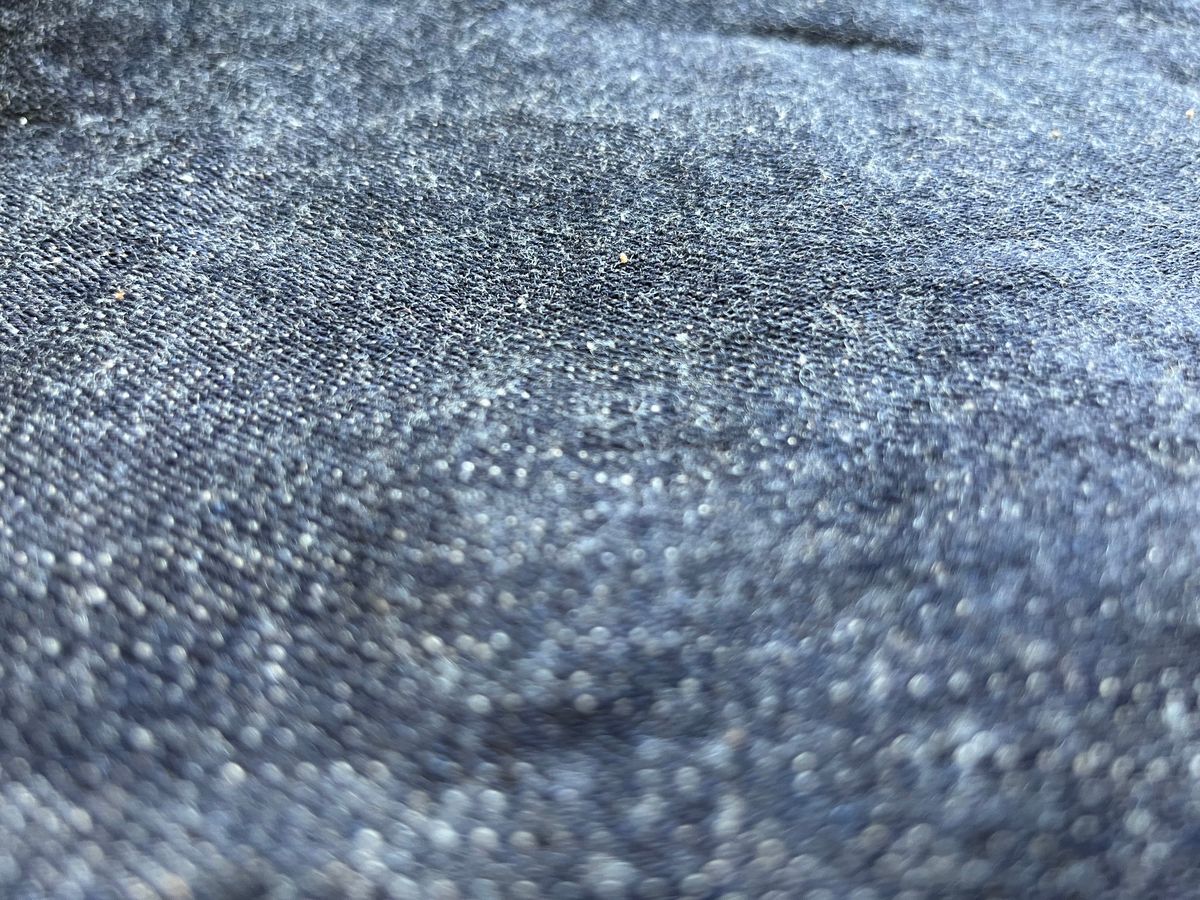 Photo by mr_spud on August 31, 2023 of the Studio D’Artisan Fox Fibre G3 14 Oz Selvedge in Unknown Material.