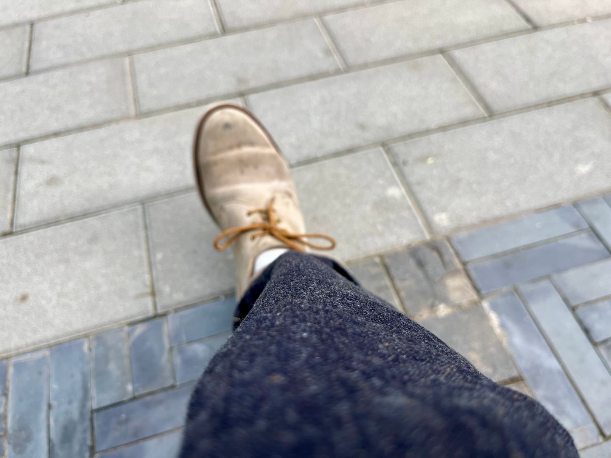 Photo by mr_spud on August 31, 2023 of the Studio D’Artisan Fox Fibre G3 14 Oz Selvedge in Unknown Material.