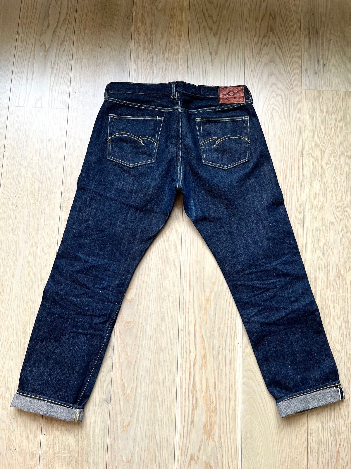 Photo by mr_spud on July 20, 2024 of the Studio D’Artisan Fox Fibre G3 14 Oz Selvedge in Unknown Material.