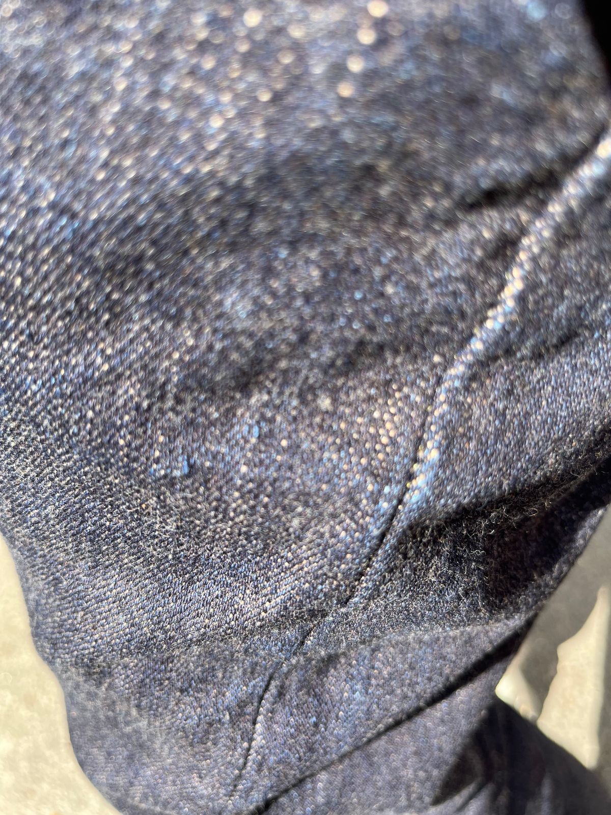 Photo by mr_spud on July 23, 2024 of the Studio D’Artisan Fox Fibre G3 14 Oz Selvedge in Unknown Material.