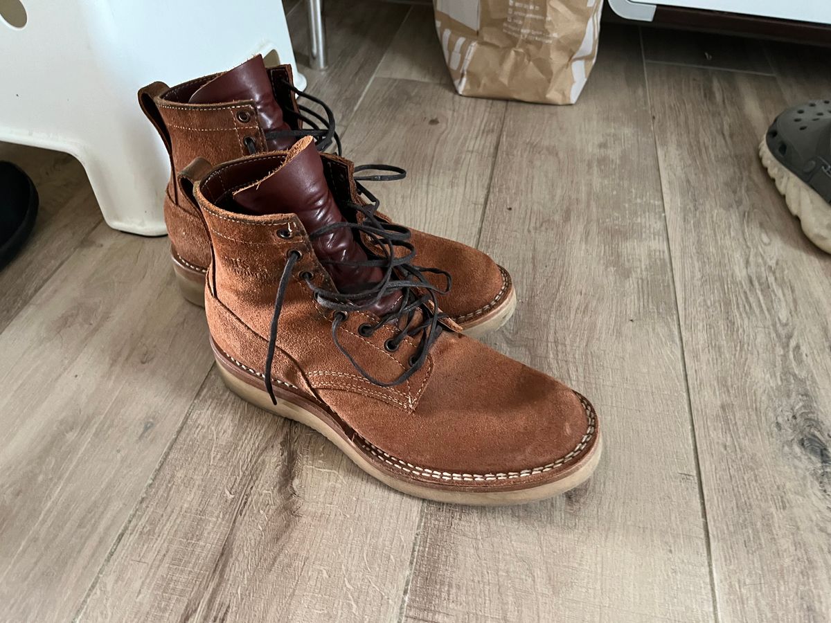 Photo by mr_spud on September 12, 2024 of the White's C350-CS in Seidel Red Dog Oil Tan Roughout.