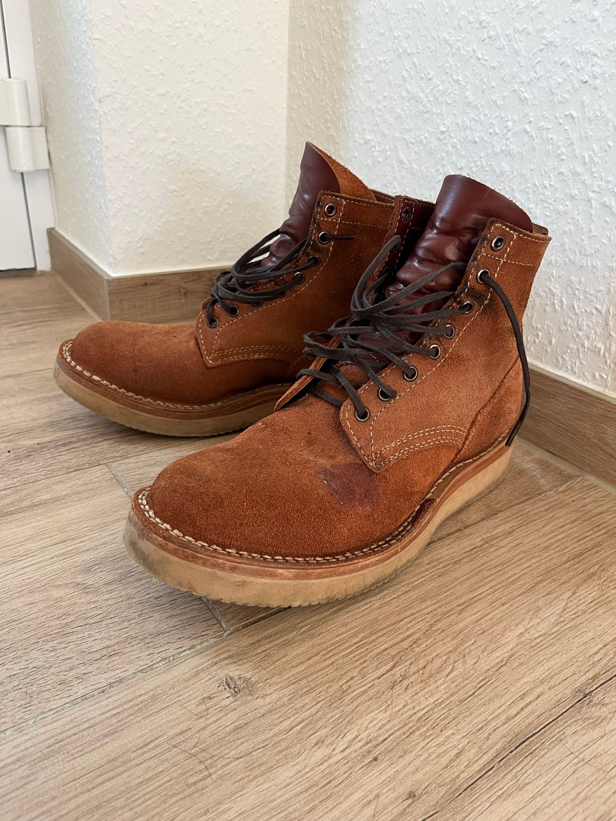 Photo by mr_spud on September 15, 2024 of the White's C350-CS in Seidel Red Dog Oil Tan Roughout.