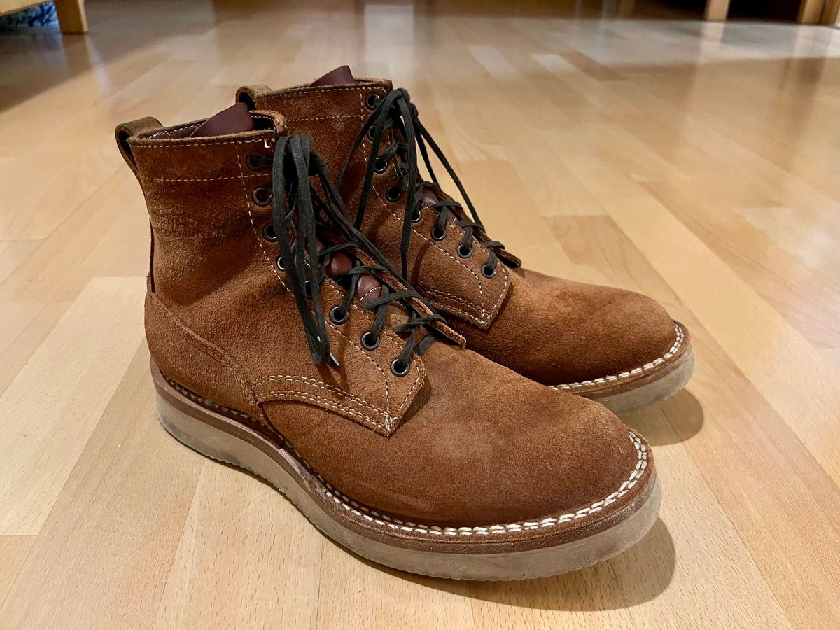 Photo by mr_spud on October 8, 2024 of the White's C350-CS in Seidel Red Dog Oil Tan Roughout.