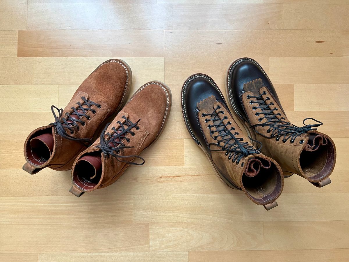 Photo by mr_spud on October 16, 2024 of the White's C350-CS in Seidel Red Dog Oil Tan Roughout.