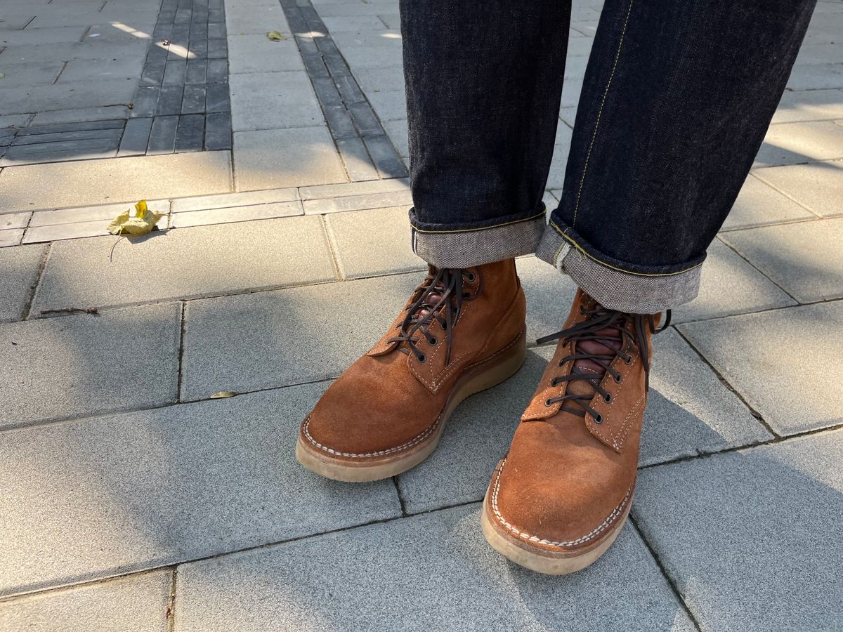 Photo by mr_spud on October 23, 2024 of the White's C350-CS in Seidel Red Dog Oil Tan Roughout.