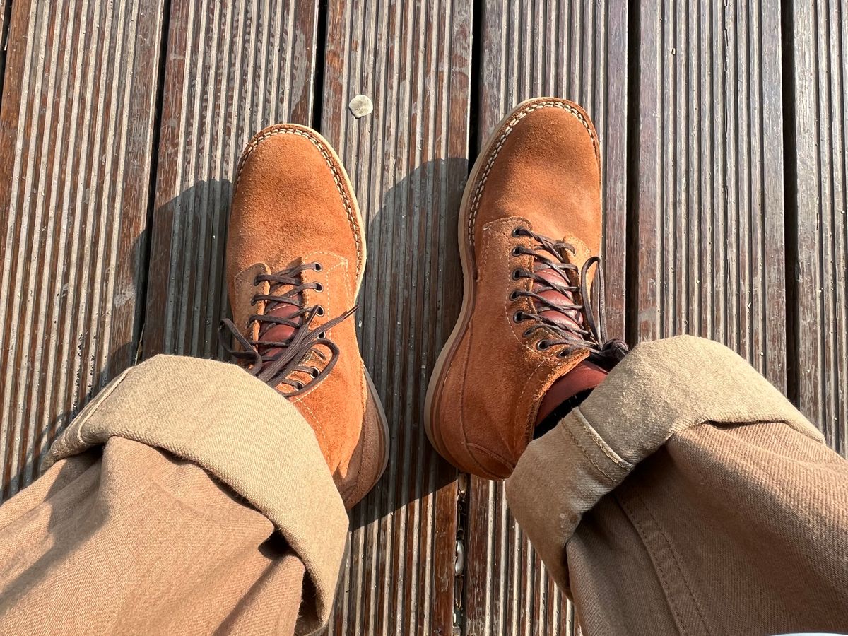 Photo by mr_spud on November 7, 2024 of the White's C350-CS in Seidel Red Dog Oil Tan Roughout.