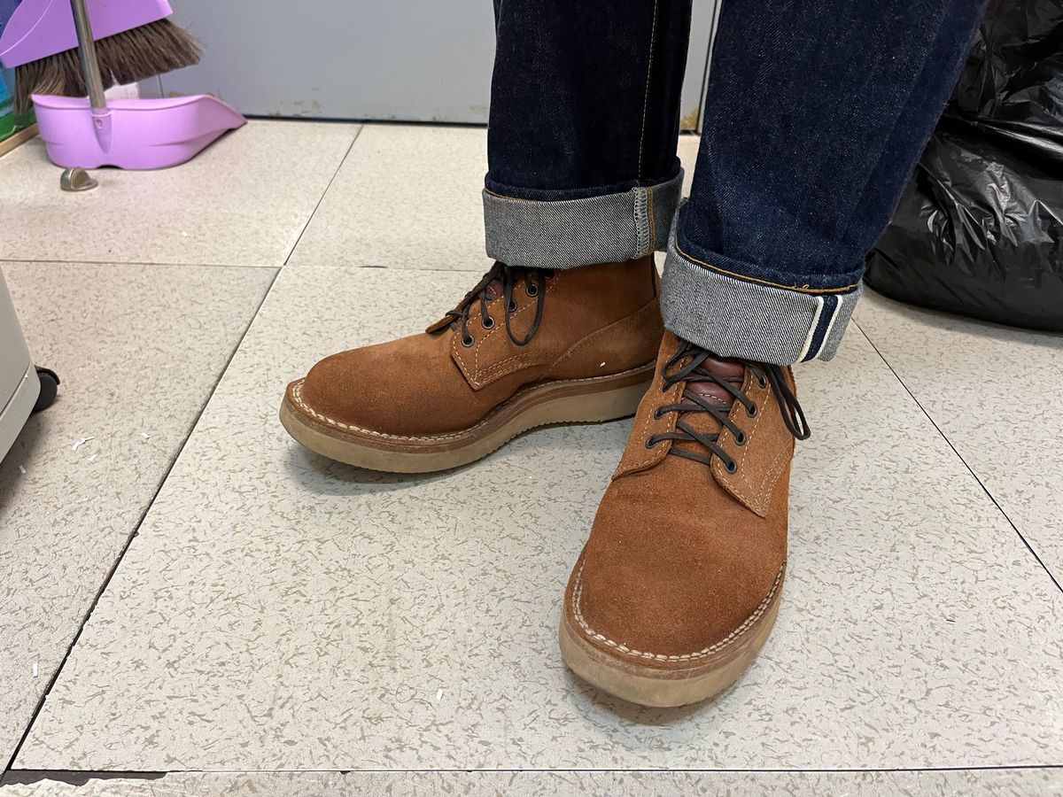 Photo by mr_spud on December 5, 2024 of the White's C350-CS in Seidel Red Dog Oil Tan Roughout.