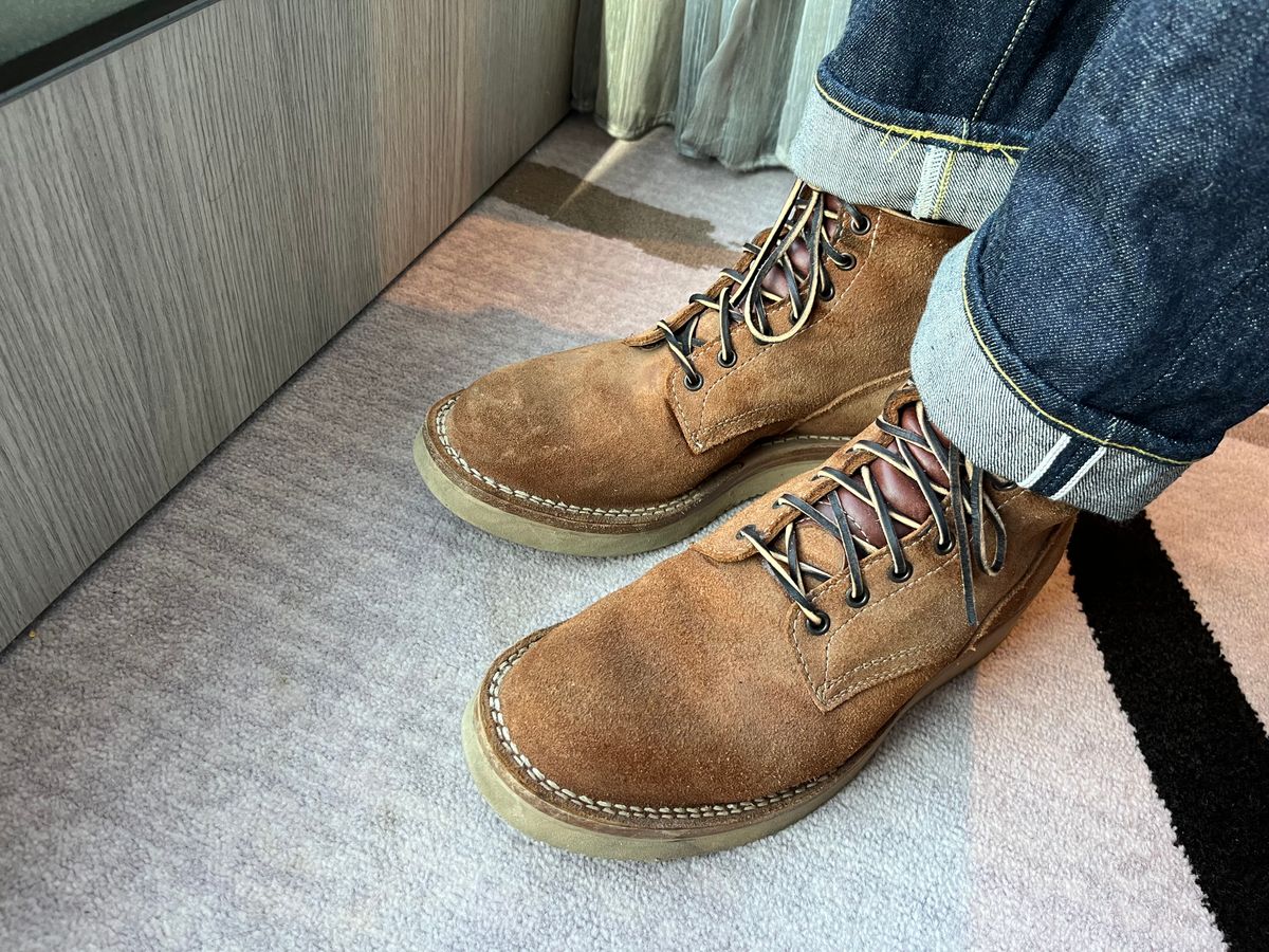 Photo by mr_spud on December 17, 2024 of the White's C350-CS in Seidel Red Dog Oil Tan Roughout.