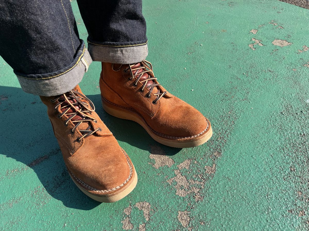 Photo by mr_spud on December 19, 2024 of the White's C350-CS in Seidel Red Dog Oil Tan Roughout.