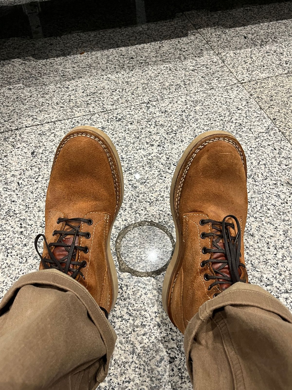 Photo by mr_spud on July 6, 2025 of the White's C350-CS in Seidel Red Dog Oil Tan Roughout.