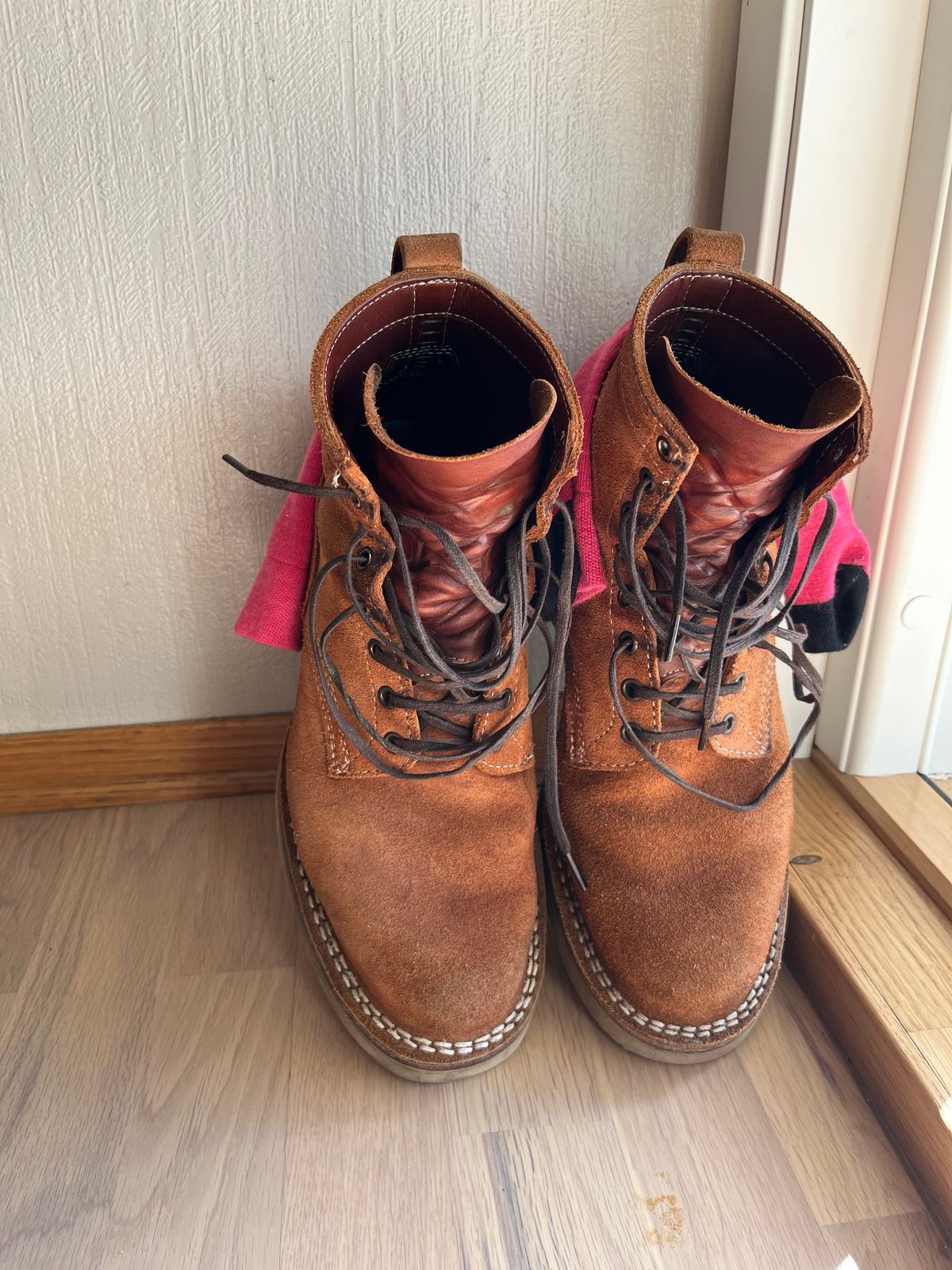 Photo by mr_spud on July 29, 2025 of the White's C350-CS in Seidel Red Dog Oil Tan Roughout.