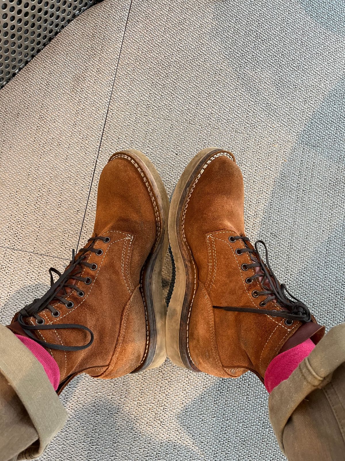 Photo by mr_spud on August 4, 2025 of the White's C350-CS in Seidel Red Dog Oil Tan Roughout.