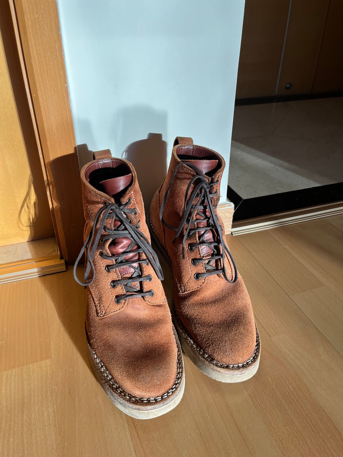 Photo by mr_spud on October 20, 2025 of the White's C350-CS in Seidel Red Dog Oil Tan Roughout.