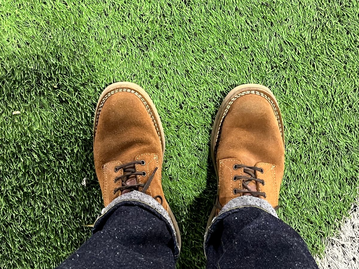 Photo by mr_spud on December 10, 2025 of the White's C350-CS in Seidel Red Dog Oil Tan Roughout.