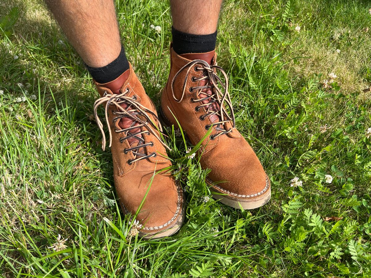 Photo by mr_spud on June 30, 2026 of the White's C350-CS in Seidel Red Dog Oil Tan Roughout.
