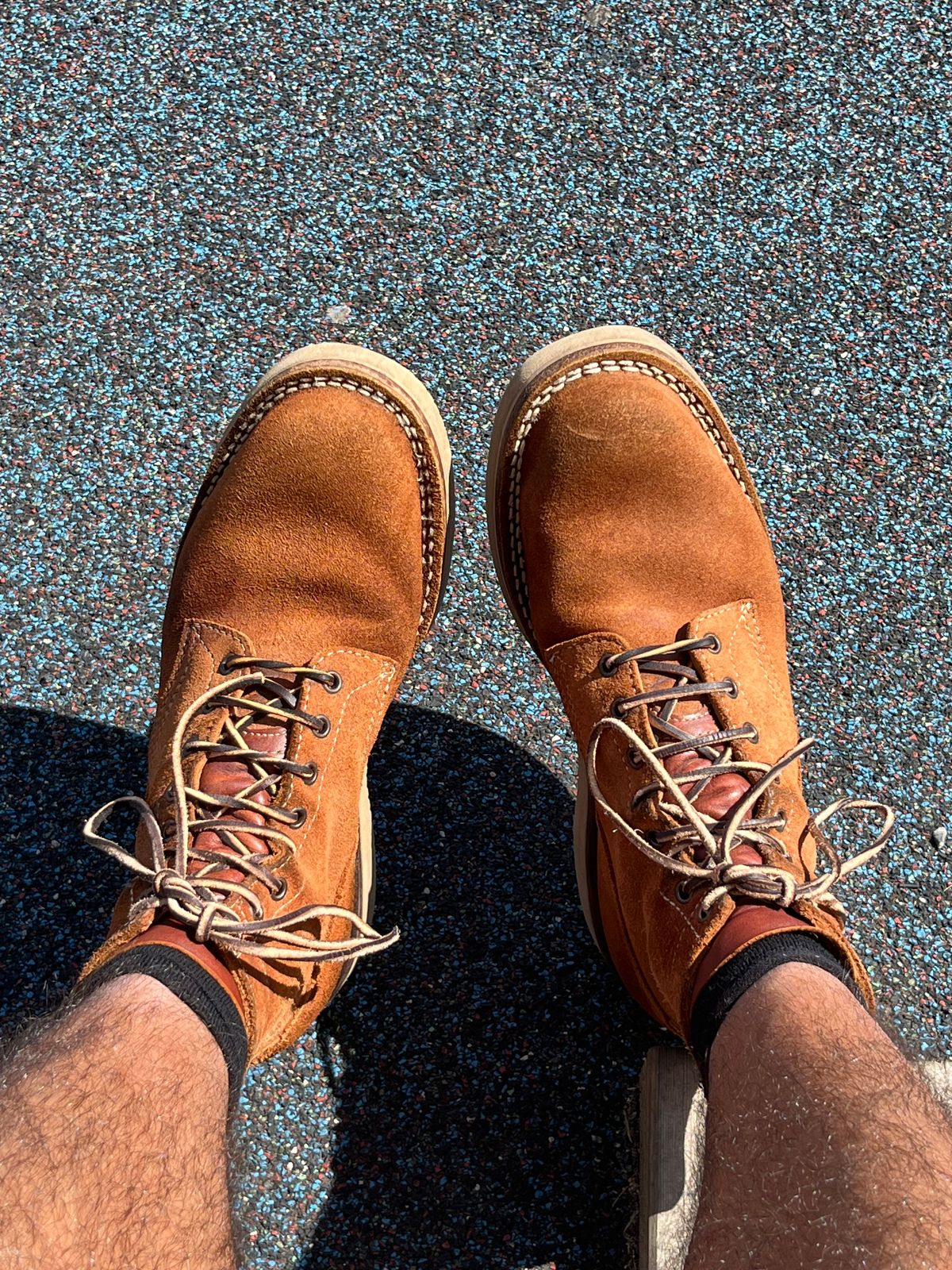 Photo by mr_spud on July 3, 2026 of the White's C350-CS in Seidel Red Dog Oil Tan Roughout.