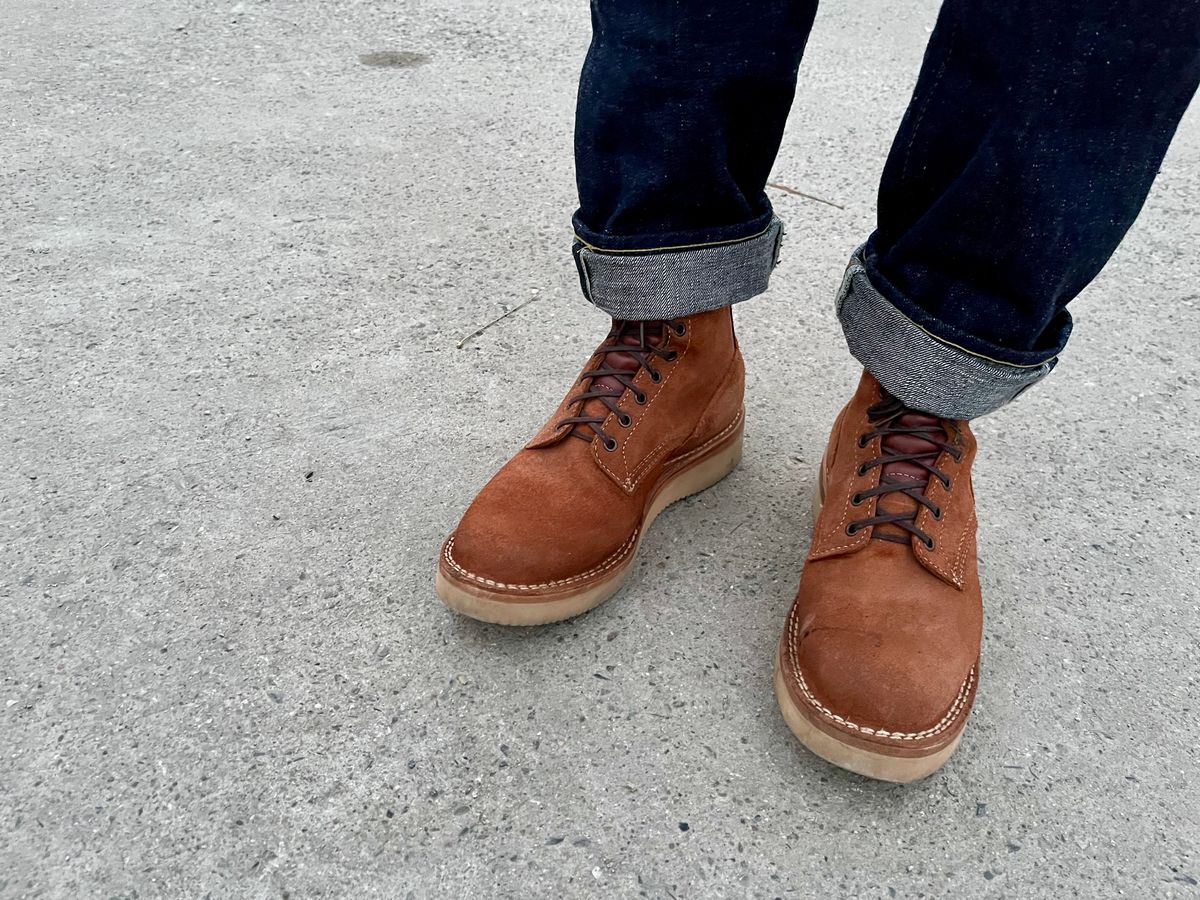 Photo by mr_spud on January 1, 2024 of the White's C350-CS in Seidel Red Dog Oil Tan Roughout.