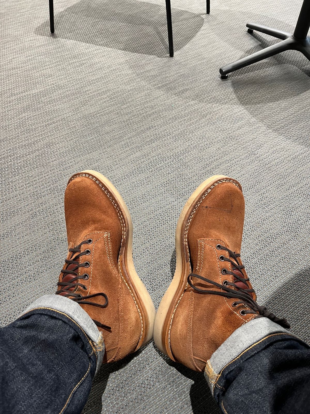 Photo by mr_spud on February 8, 2024 of the White's C350-CS in Seidel Red Dog Oil Tan Roughout.