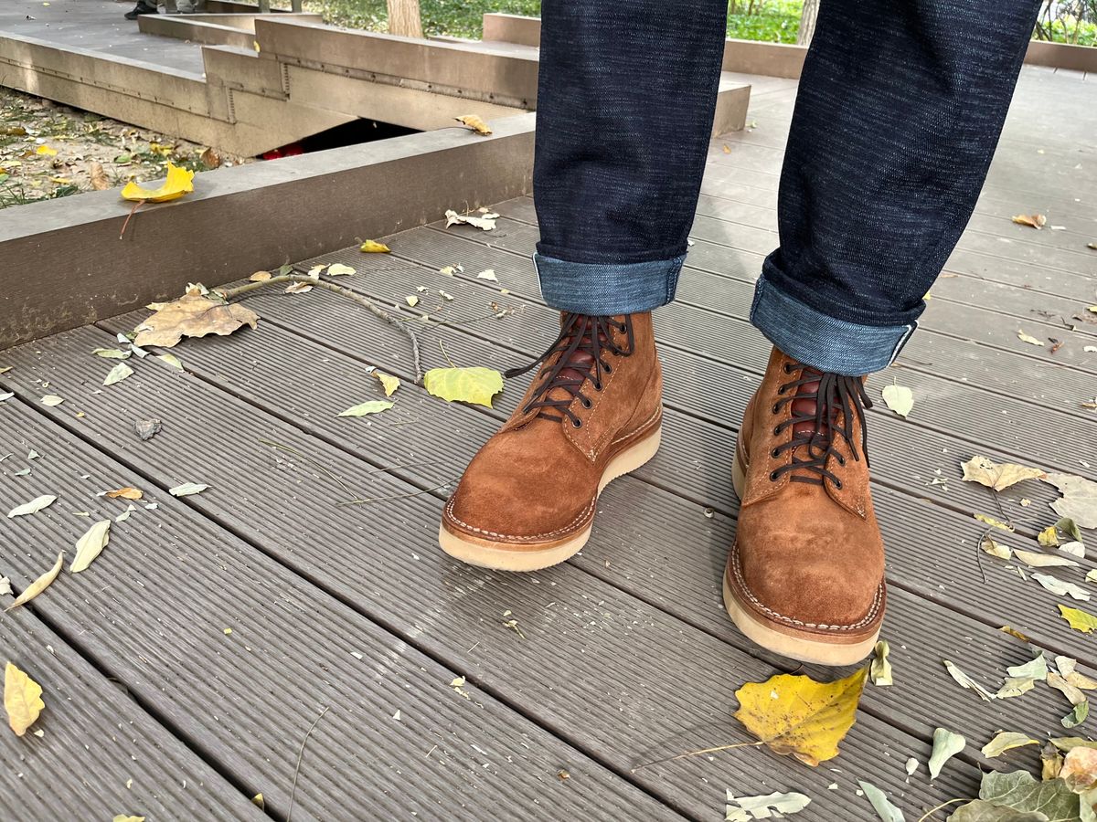 Photo by mr_spud on November 3, 2023 of the White's C350-CS in Seidel Red Dog Oil Tan Roughout.