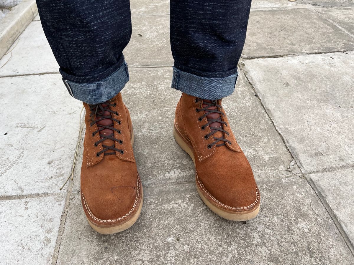 Photo by mr_spud on January 5, 2024 of the White's C350-CS in Seidel Red Dog Oil Tan Roughout.