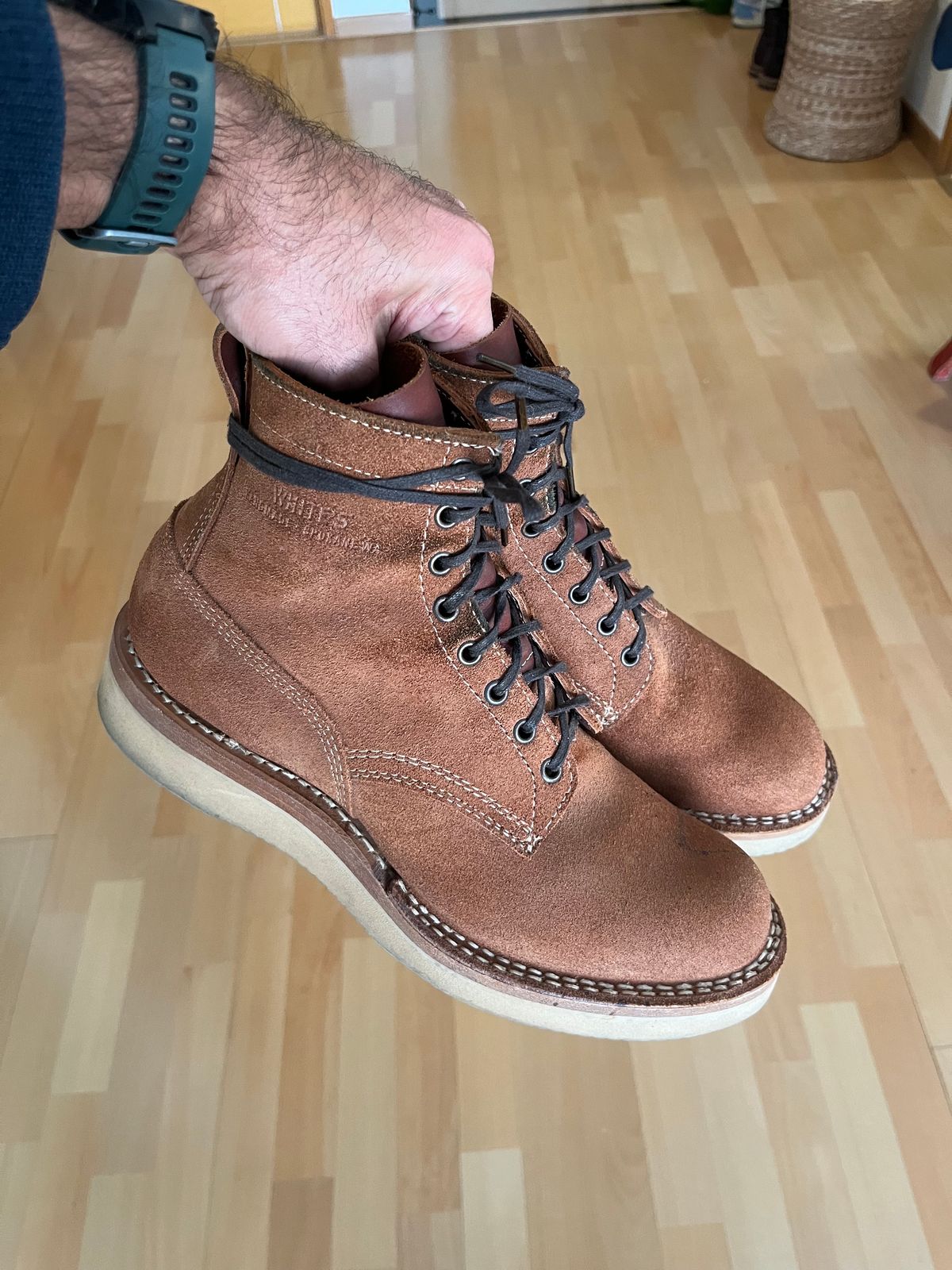 Photo by mr_spud on January 16, 2024 of the White's C350-CS in Seidel Red Dog Oil Tan Roughout.