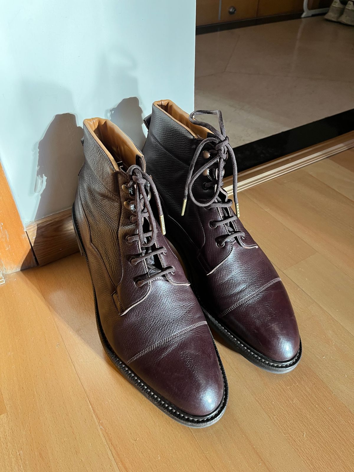 Photo by mr_spud on October 19, 2025 of the Edward Green Connemara in Tanneries Haas Dark Brown Utah.