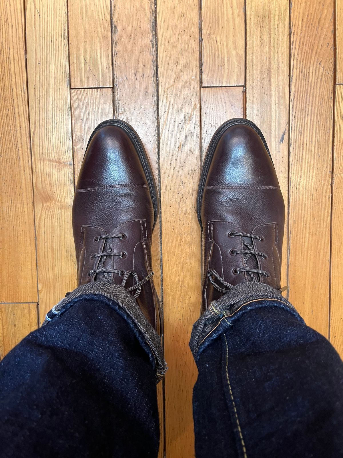 Photo by mr_spud on November 4, 2025 of the Edward Green Connemara in Tanneries Haas Dark Brown Utah.