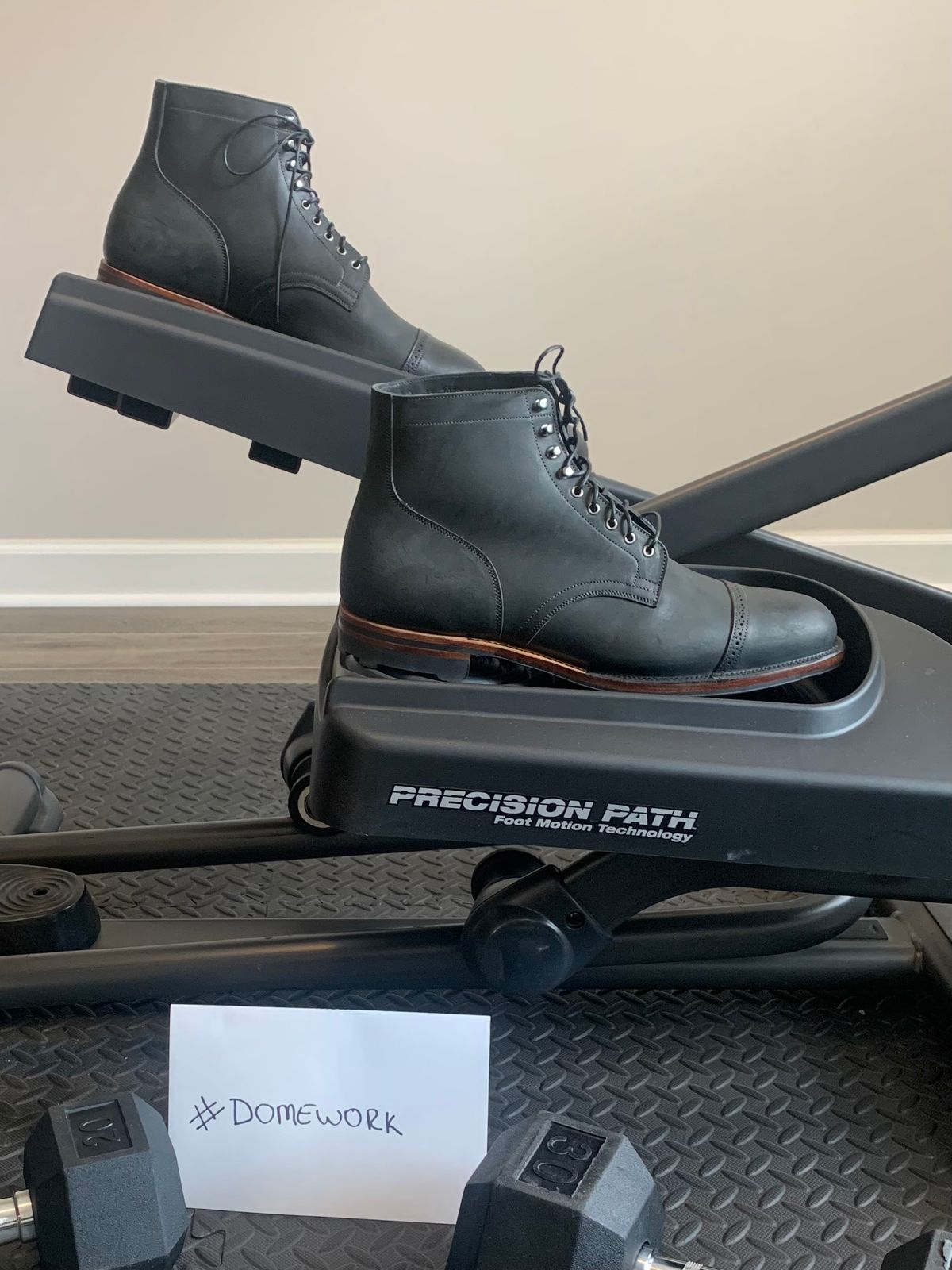 Photo by amanandhisboots on October 3, 2022 of the Viberg Service Boot BCT in Unlisted Leather.