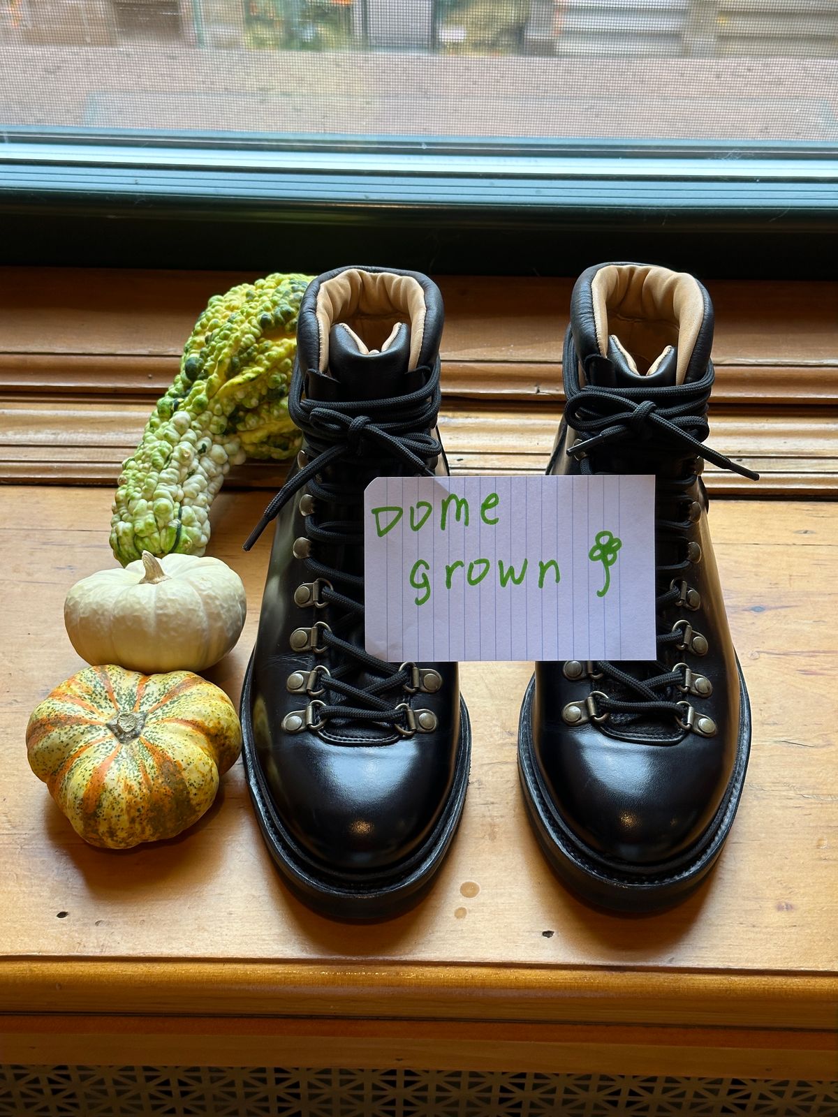 Photo by waltyboy on November 4, 2023 of the Meermin Hiking Boot in D'Annonay Black Calf.