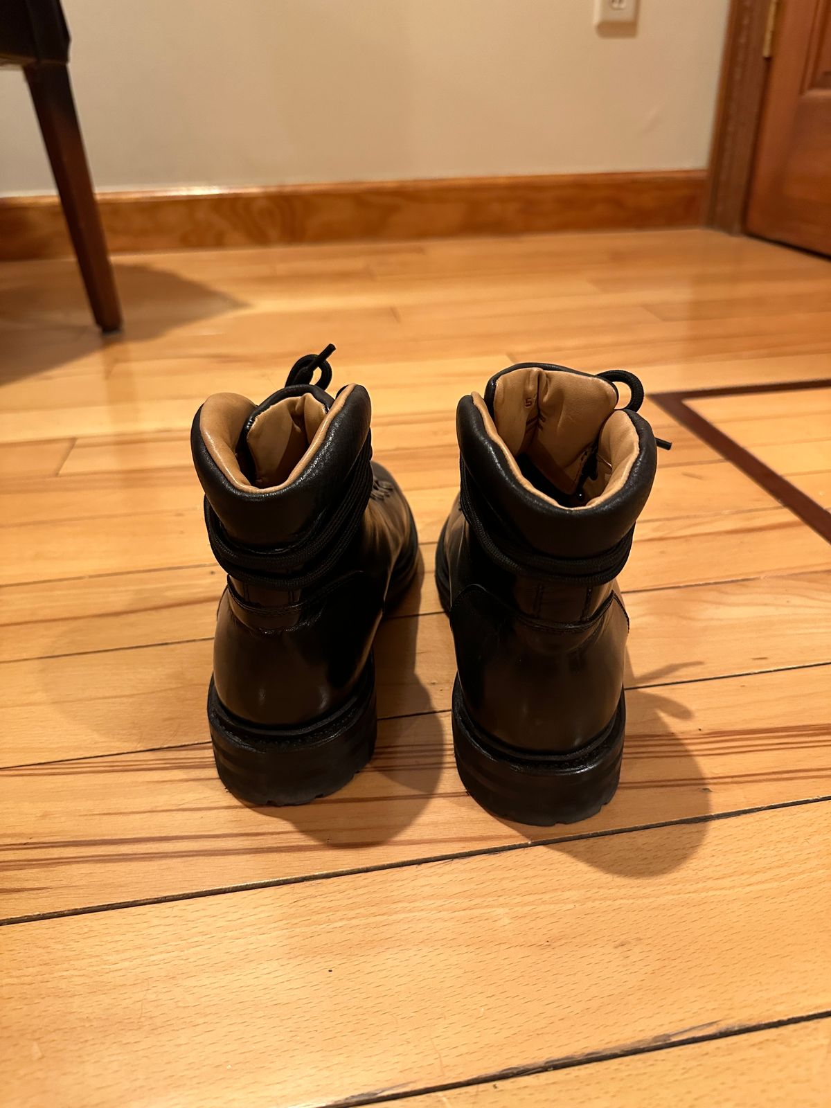 Photo by waltyboy on March 6, 2024 of the Meermin Hiking Boot in D'Annonay Black Calf.