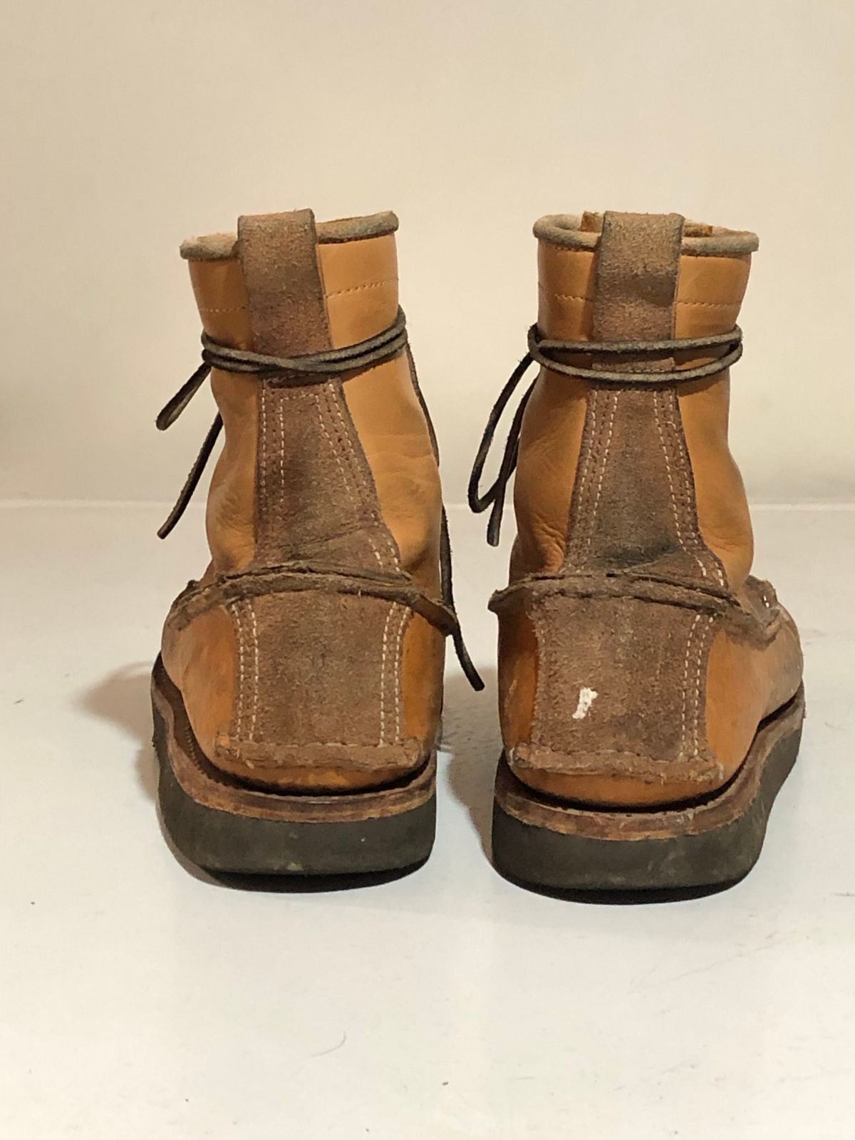 Photo by godspeed on February 6, 2024 of the Godspeed Work Moccasin in Horween Natural Essex.