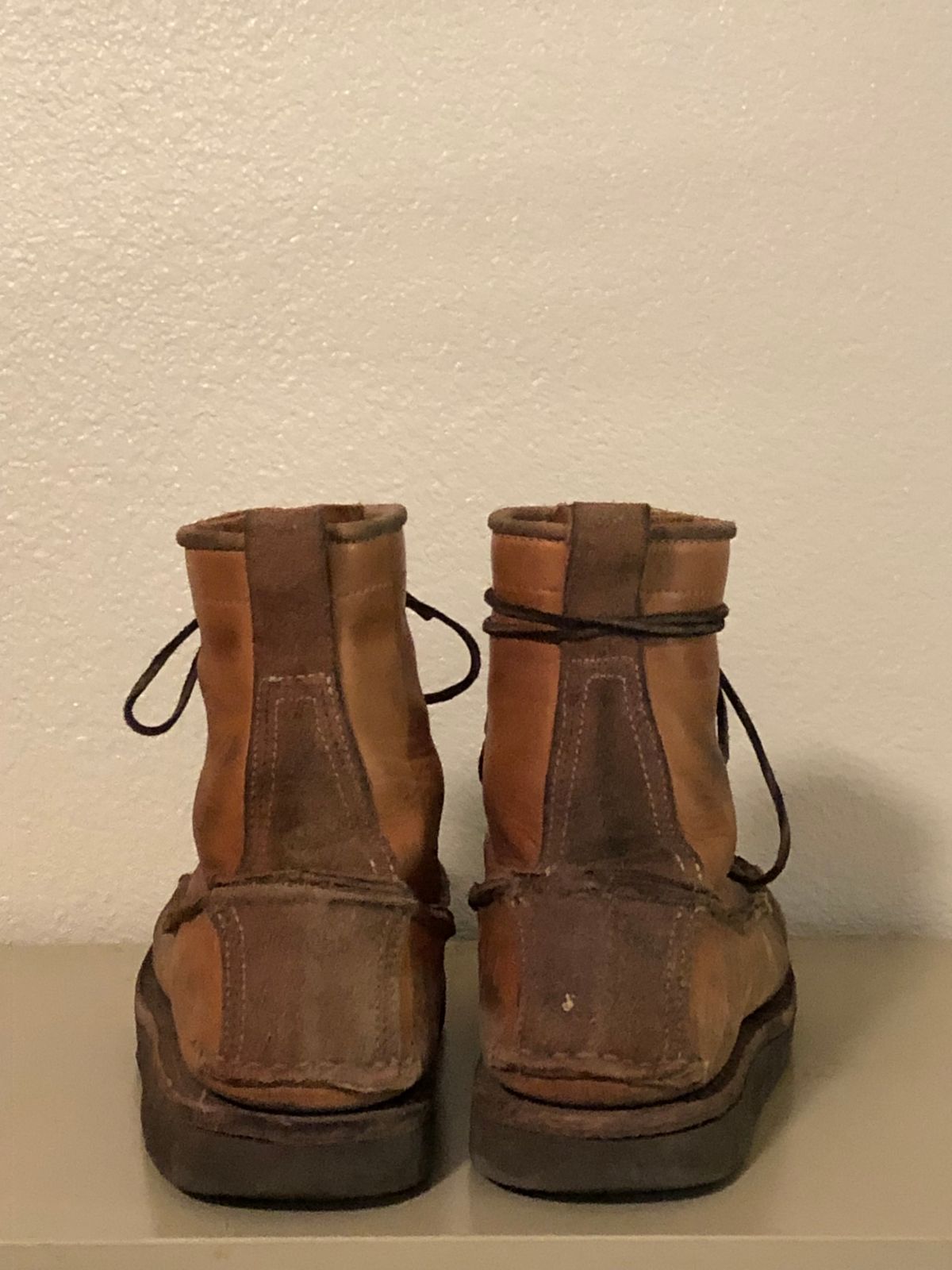 Photo by godspeed on March 6, 2024 of the Godspeed Work Moccasin in Horween Natural Essex.