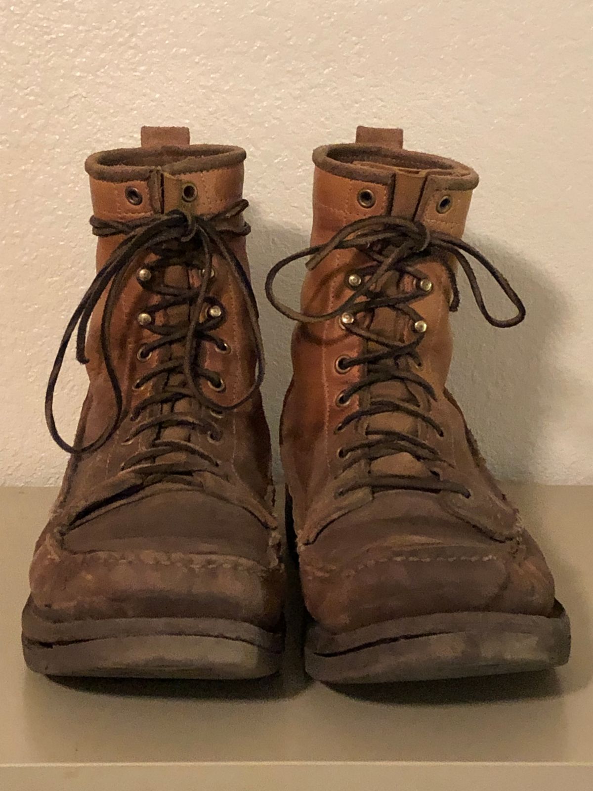 Photo by godspeed on March 6, 2024 of the Godspeed Work Moccasin in Horween Natural Essex.