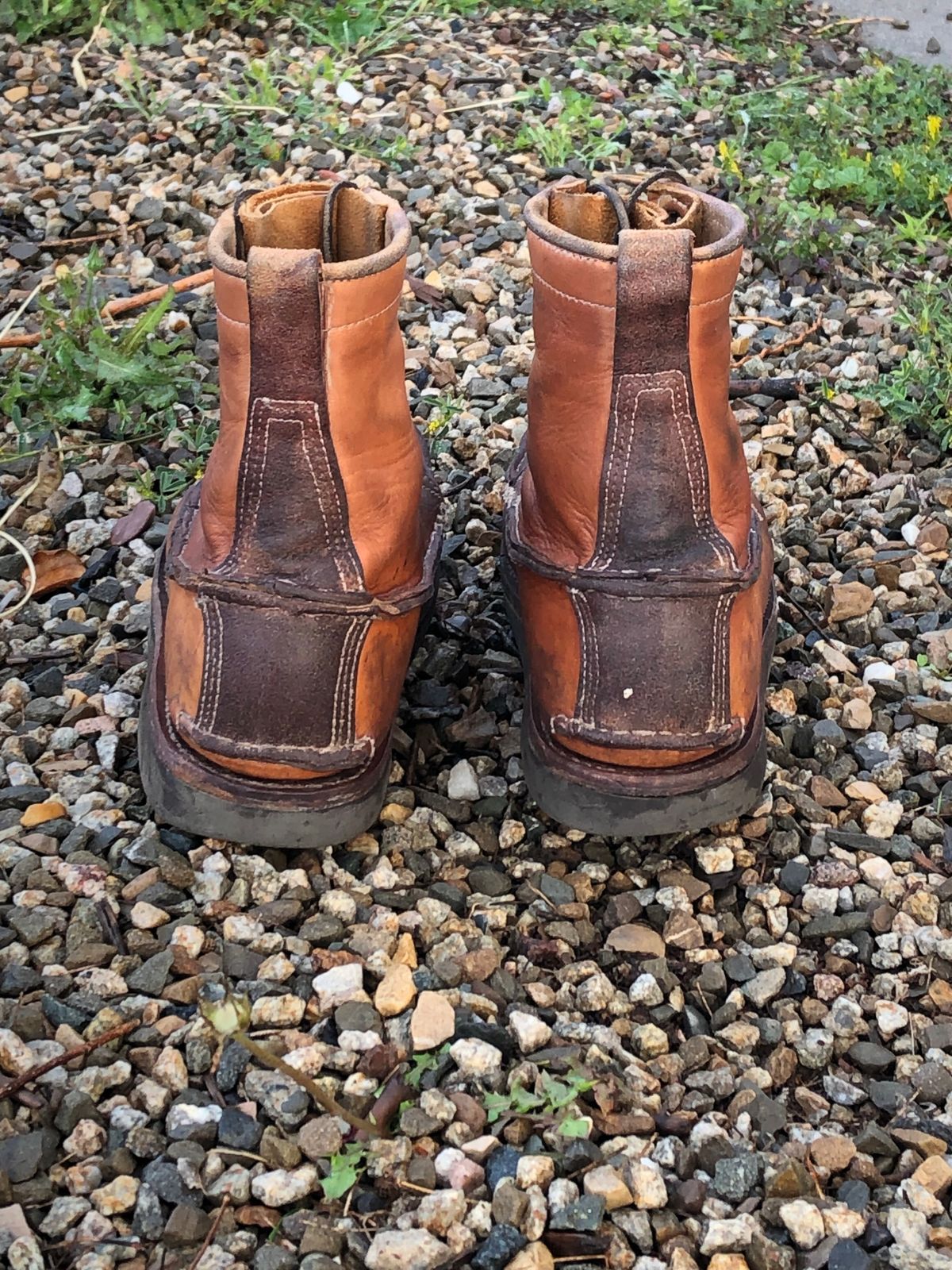 Photo by godspeed on April 6, 2024 of the Godspeed Work Moccasin in Horween Natural Essex.