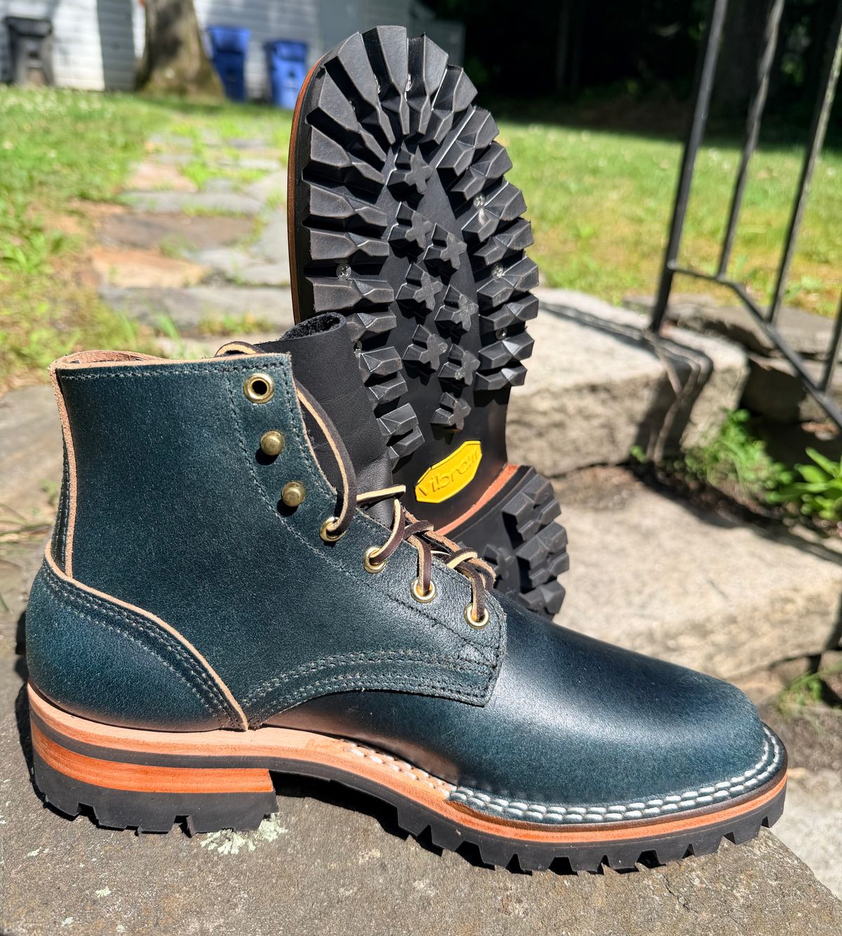 Photo by thewampus on July 2, 2026 of the Nicks MTO in Horween Pacific Waxed Flesh.