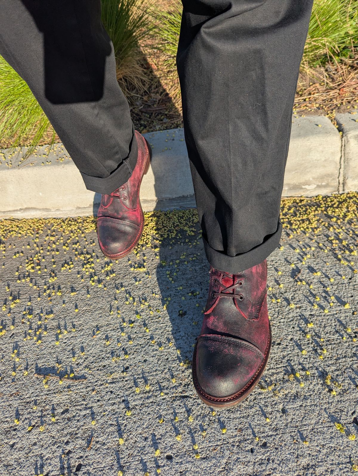Photo by unofficiallegends on December 4, 2024 of the Allen Edmonds Normandy in Unknown Leather.