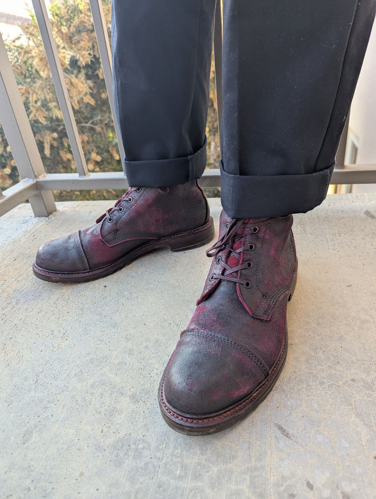 Photo by unofficiallegends on January 4, 2025 of the Allen Edmonds Normandy in Unknown Leather.