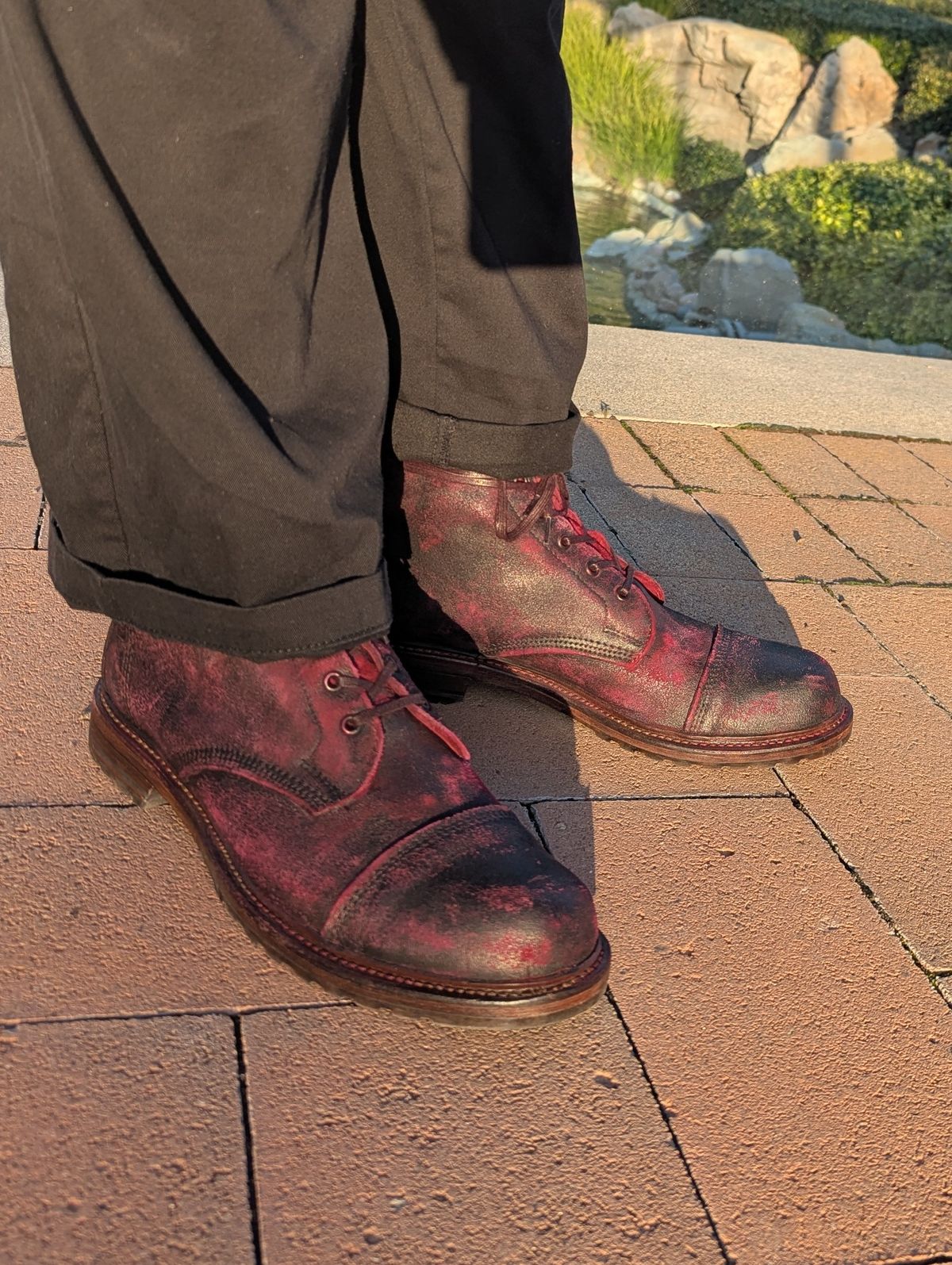Photo by unofficiallegends on January 31, 2025 of the Allen Edmonds Normandy in Unknown Leather.