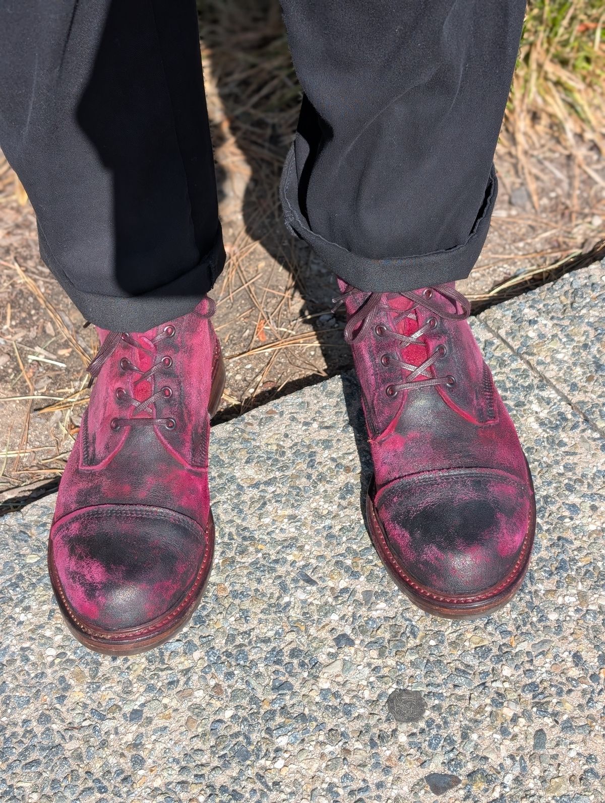 Photo by unofficiallegends on April 1, 2025 of the Allen Edmonds Normandy in Unknown Leather.