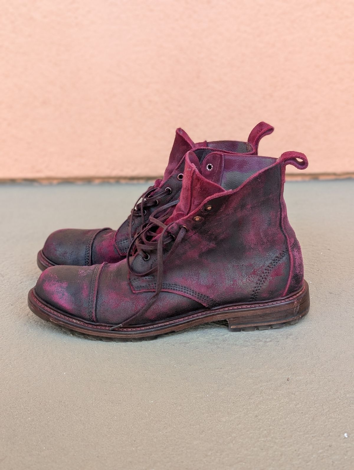 Photo by unofficiallegends on April 4, 2025 of the Allen Edmonds Normandy in Unknown Leather.