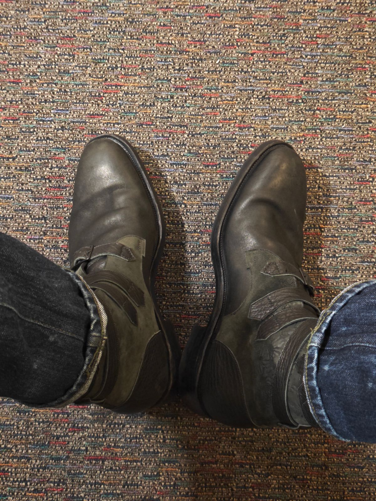 Photo by litespeedd on June 27, 2025 of the Arno Custom Model in Maryam Washed Horsebutt & Shark.